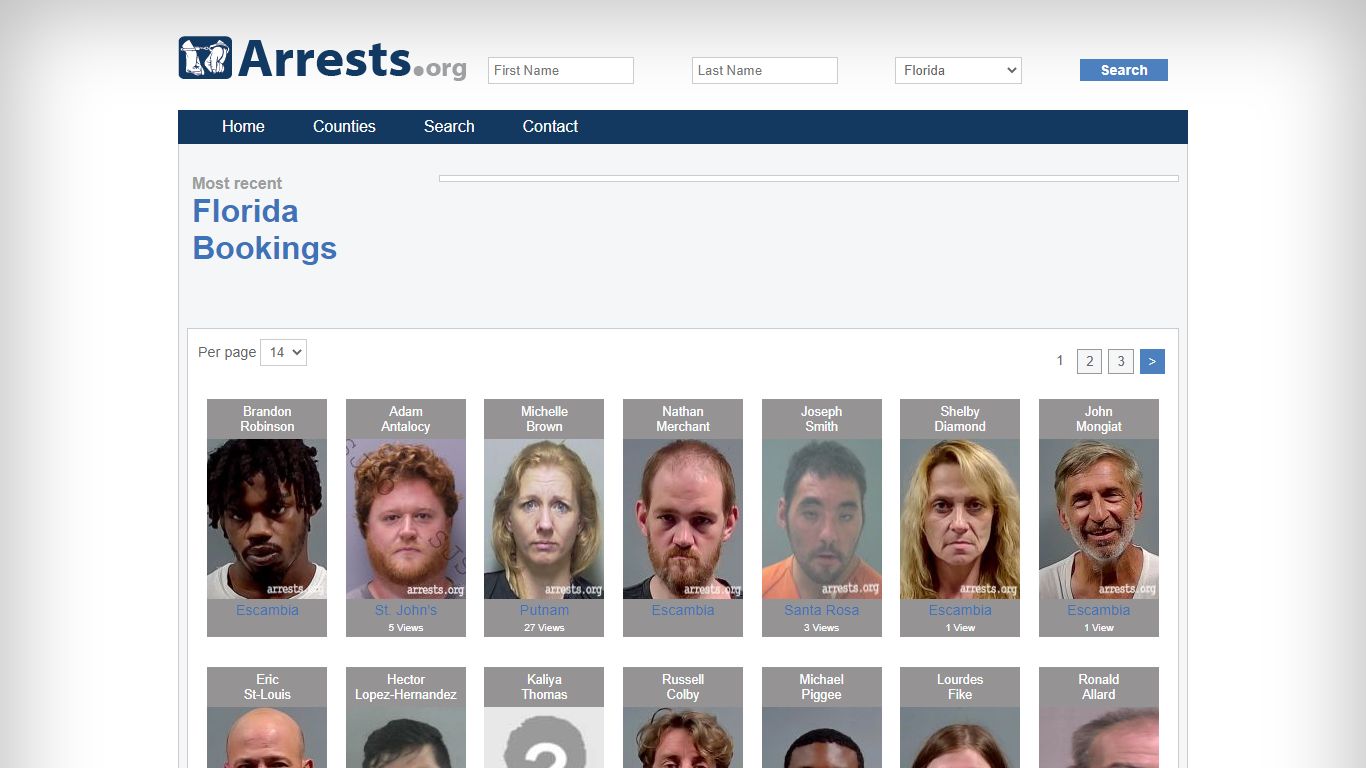 Search Florida Florida Jail Arrest Records